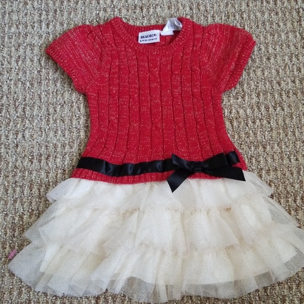 Girls Blueberi blvd. Holiday Dress 3T